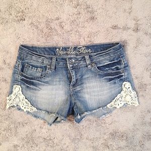 Vanilla Star Blue Jean Shorts